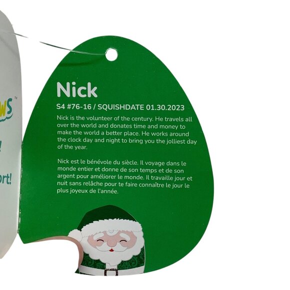 Squishmallows Nick Santa Claus Plush Toy 4” Christmas Festive NWT NEW - Picture 4 of 9
